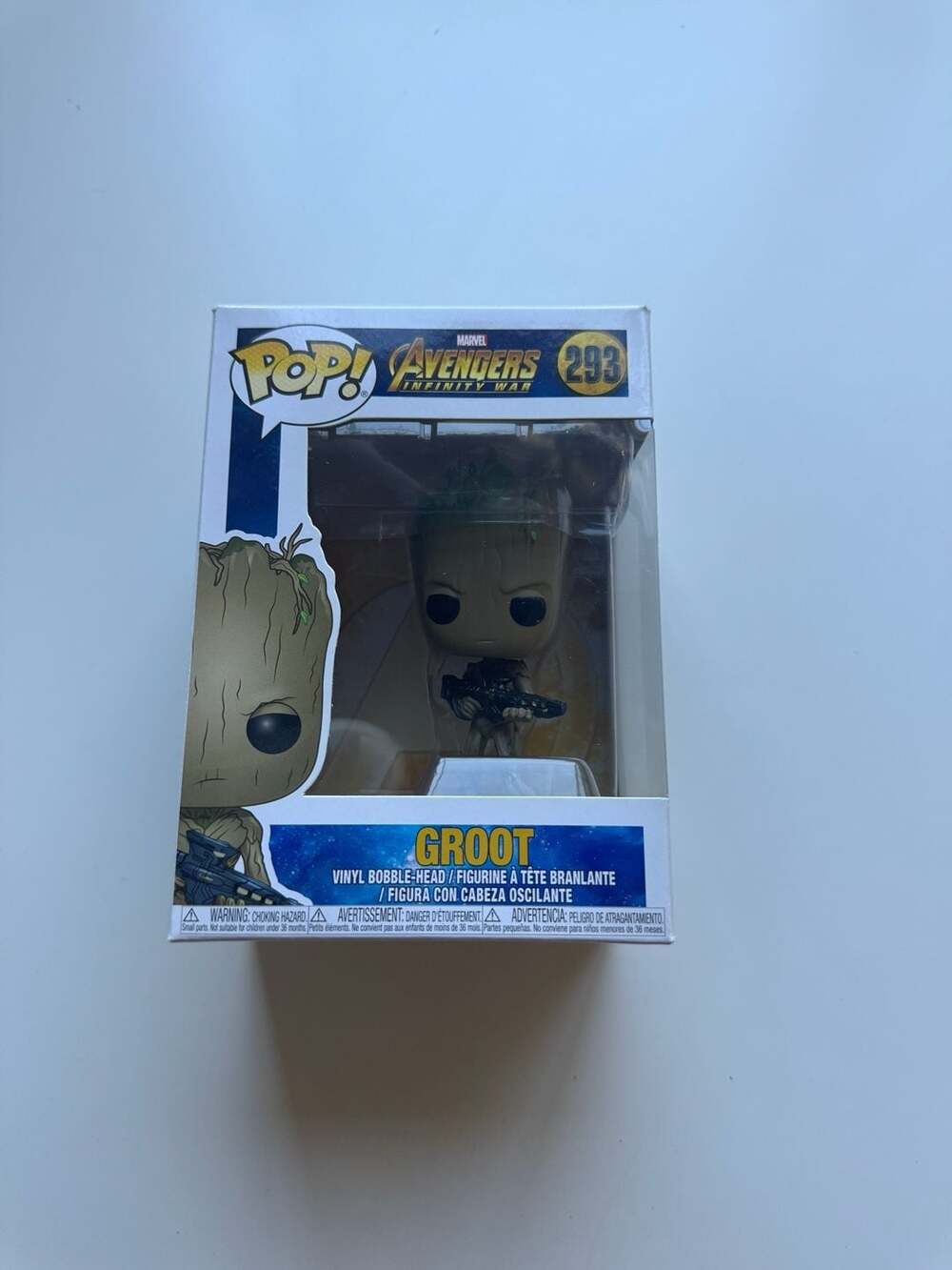 Funko Pop! Marvel Avengers Infinity War Groot #293 Vinyl Bobble-Head